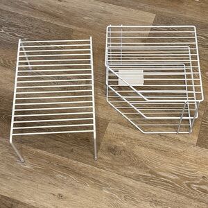 White Wire Shelf Organizers